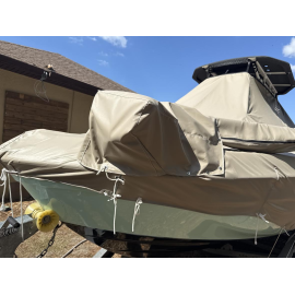 CUSTOM BOAT COVERS UNDER TOWER
