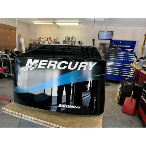 OUTBOARD COWLING AND PANELS  PAINTING MERCURY 250